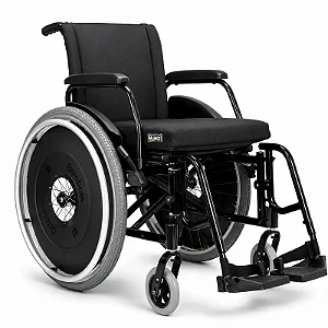 Cadeira De Rodas AVD Aluminío AVD 44 Cm Preto - Ortobras