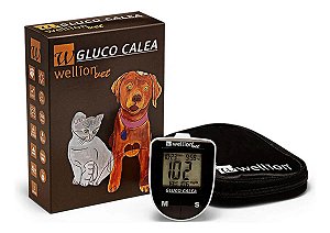 Kit Monitor de Glicose para Animais Gluco Calea WellionVet