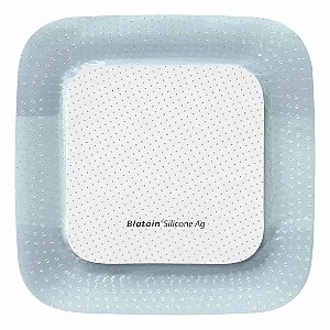 Curativo Biatain Silicone Ag 10cmx20cm Coloplast - Ref.39644