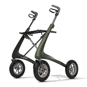 Andador Com 4 Rodas E Fibra De Carbono Carbon Overland Byacre Verde