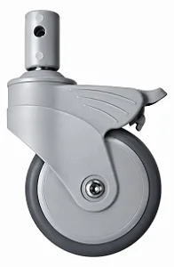 Roda para Cadeira de Banho D60 – Dellamed | Unidade