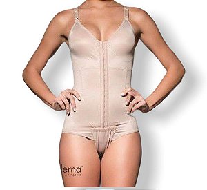 Modelador Curto Sem Manga Com Abertura Frontal Fecho Duplo 425 Moderna