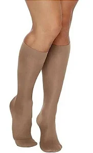 Meia 3/4 Media Compressão Com Ponteira Mel 18-21 Mmhg Kendall