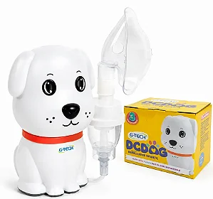 Inalador e Nebulizador Infantil NEBDOG G-Tech com Tecnologia SuperFlow