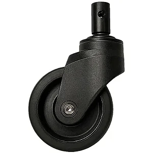 Roda Plástica Cadeira D30/d40 Dellamed sem Freio - Unidade