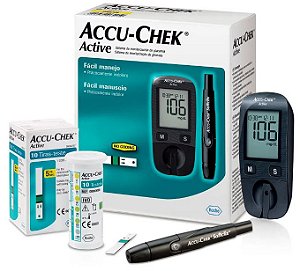 Kit Medidor De Glicemia Accu-Chek Active