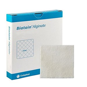 Curativo Biatain 10X10 Com Alginato Ref:3710 Coloplast