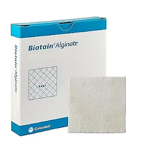 Curativo Biatain 10X10 Com Alginato Ref:3710 Coloplast