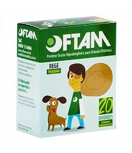 Protetor Ocular Oftam com 20 Unidades