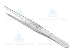 Pinça Anatômica Dente De Rato 12 Cm Aço Inoxidável