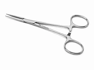 Pinça Halstead Mosquito Reta 12Cm Aço Inoxidável