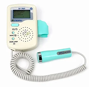Detector Fetal Portatil Fd-2Oob Digital Com Lcd Colorido