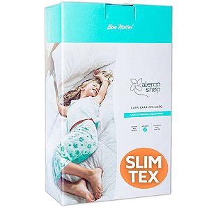 Capa colchão Antiácaros De Casal Slim Tex Alergoshop
