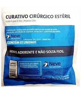 Compressa Curativo Algodonada 10x50 Esteril Neve