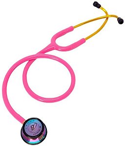 Estetoscópio Eternity Duplo Adulto E Infantil Inox Rosa