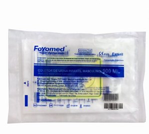 Coletor Urina Infantil Unissex 100ml Estéril Pt/10 Foyomed