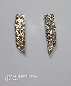 Brinco Prata e Dourado