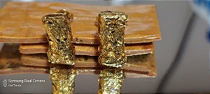 Brinco Dourado Brilho Intenso - Pequeno