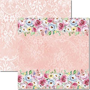 Papel para Scrapbook Arte Fácil Dupla Face SC-651 - Fragrância 2