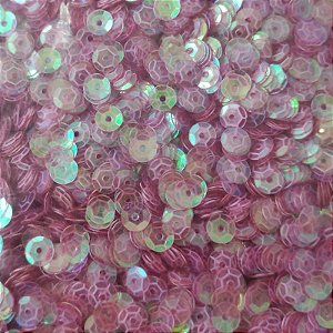 Lantejoulas - Rosa Escuro Crystal 65 - Tamanho 5 - 500 g