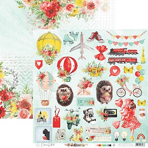 Papel Para Scrap - Happy - Hap 07 - Carina Sartor