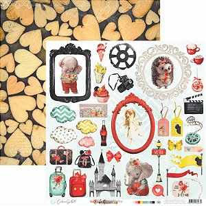 Papel Para Scrap - Happy - Hap 08 - Carina Sartor