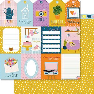 Papel Para Scrapbook 30,5 Cm X 30,5 Cm - Coleção Dias Melhores SD-1202