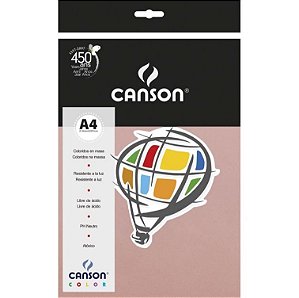 Papel Canson Color A4 180 g/m² - Rosa Claro