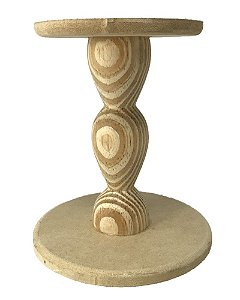 Base Torneada 15 cm Para Mesa De Festas Decoração Em MDF