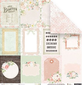 Papel Para Scrapbook - Coleção Shabby Dreams - Rendinhas Juju Scrapbook