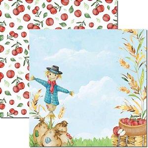 Papel para Scrapbook Arte Fácil Dupla Face - SC-680 Farm House Baby 4