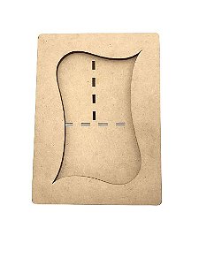 Aplique Laser MDF - Porta Retrato Liso - 10X15 Cm