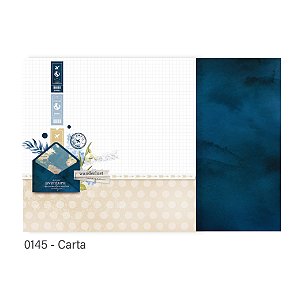 Papel Scrapbook 180 gr - Decore Crafts Além do Horizonte Carta 0145