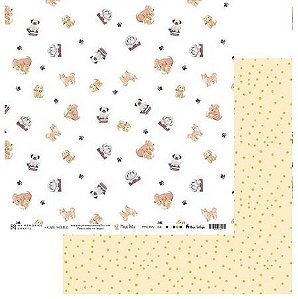 Papel Scrapbook - My Memories - Meus Pets 2 - MMCMP2-04