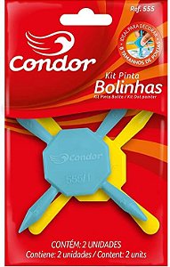 Kit Pinta Bolinha Condor Com 2 Unidades - 555