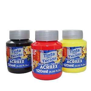 Tinta Para Tecido Fosca 120 ml Acrilex - 04112