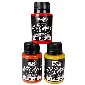 Tinta Acrílica Art Colors True Colors Tons Quentes 60 ml