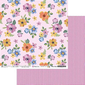 Papel Para Scrapbooking - Coleção Minhas Cores 180g - 02 - My Memories