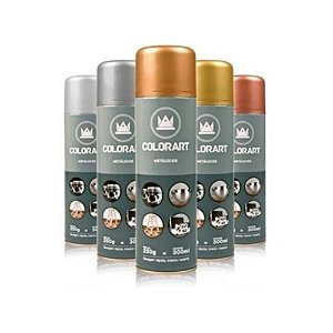 Tinta Spray Metálicos - 300 ml - Colorart