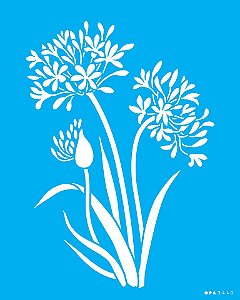 Stencil Opa 20x25 - 3440 - For Agapanthus