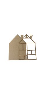 Quadro moldura em formato de casa - 027216