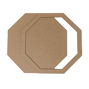 Quadro com Moldura Oitavado 20CM - 047191