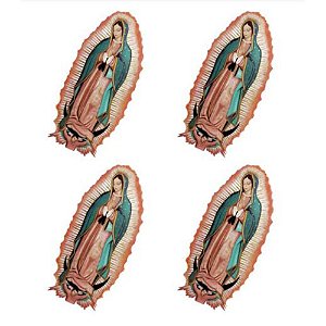 Aplique Em Papel E MDF APM3-332 Nossa Senhora de Guadalupe