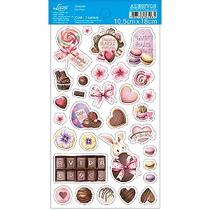Adesivo com Recorte Coleção Chocolates ADL3-035