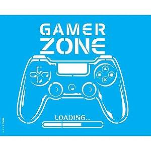 Stencil 20X25 - Video Game Gamer Zone - OPA 3529