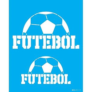 Stencil 20X25 - Esporte Futebol - OPA 3517