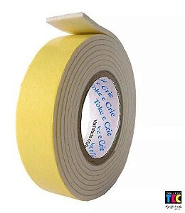 Fita Banana Adesiva De Espuma Dupla Face  - 19 Mm X 1,5 M