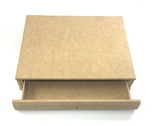 Caixa Livro Com 1 Gaveta Pequena 18,5x16x05 cm