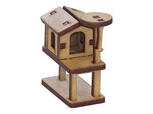 Miniatura Casinha Arranhador Para Gato M1045