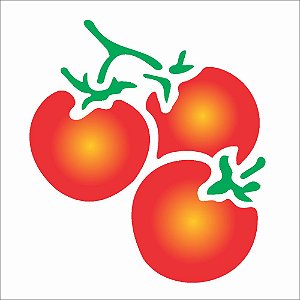 Stencil Para Pintura 10X10 – Legumes Tomates – OPA0788